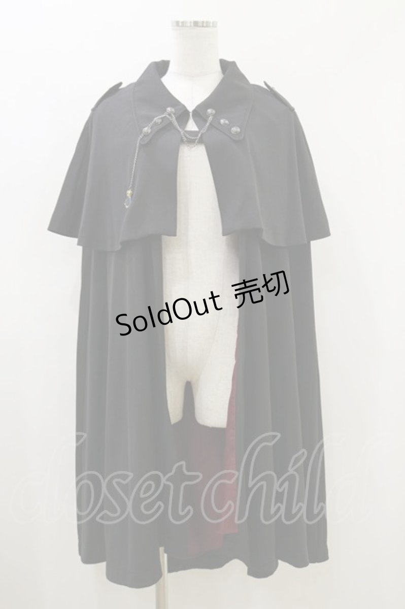画像1: Amavel / Crown Knight マントケープアウター Free ブラック H-26-05-24-032-CA-CO-NS-ZH (1)