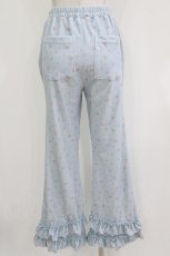 画像2: Candy Stripper / SWEET THINGS FRILL FLARE PANTS  ライトブルー H-26-05-25-031-PU-PA-KB-ZH (2)