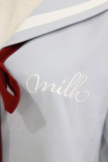 画像3: MILK / Sailorブラウス  サックス×ワインリボン H-26-05-25-035-ML-BL-KB-ZH (3)