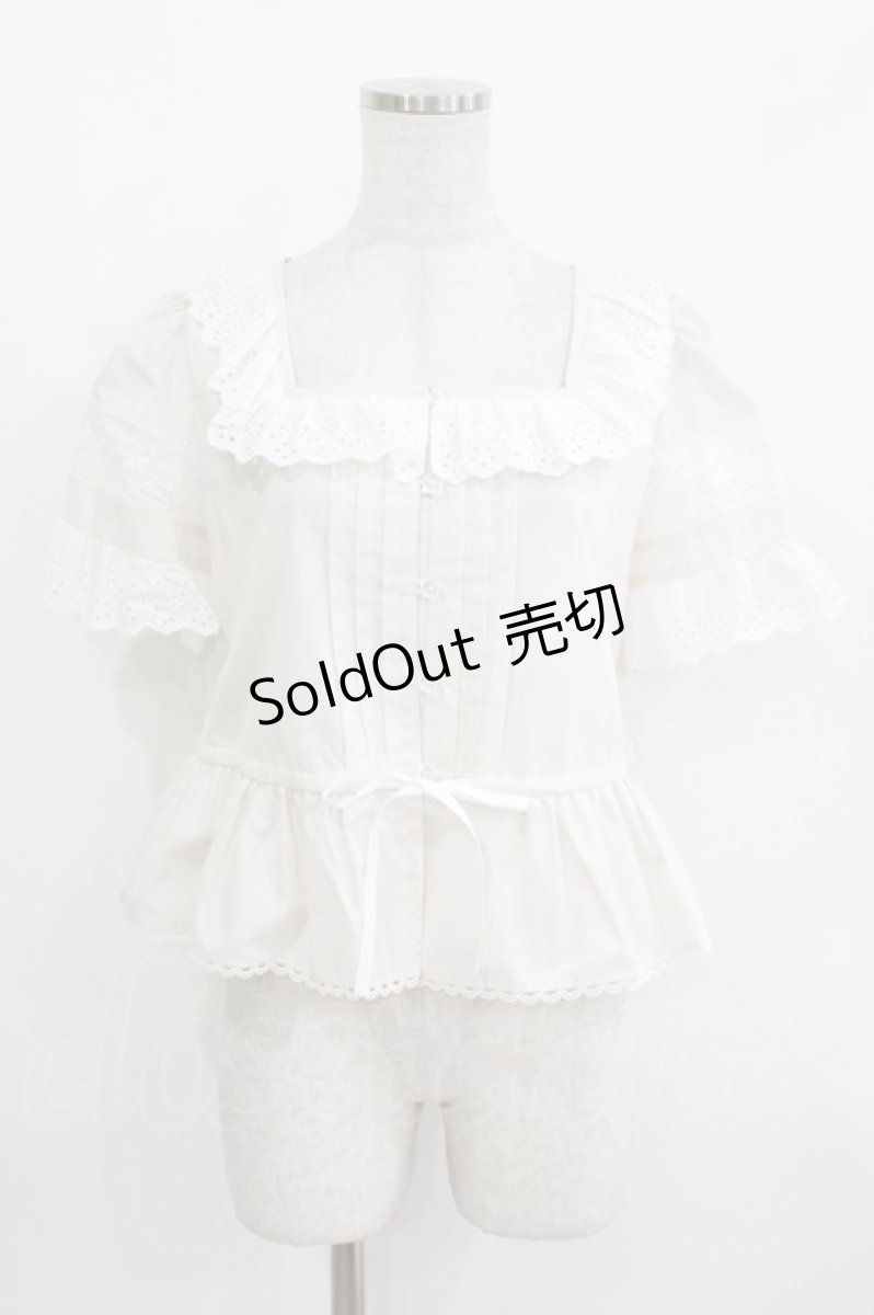 画像1: MILK / Dollブラウス  ベージュ H-26-05-25-037-ML-BL-KB-ZH (1)