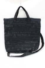 画像2: Jane Marple / 2Wayロゴプリントバッグ  ブラック H-26-05-25-044-JM-BG-KB-ZH (2)