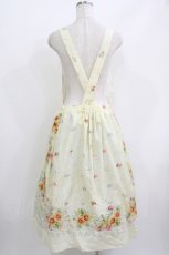 画像3: Jane Marple Dans Le Salon / Sunflowers apron dress  アイボリー H-26-05-25-005-JM-OP-KB-ZH (3)