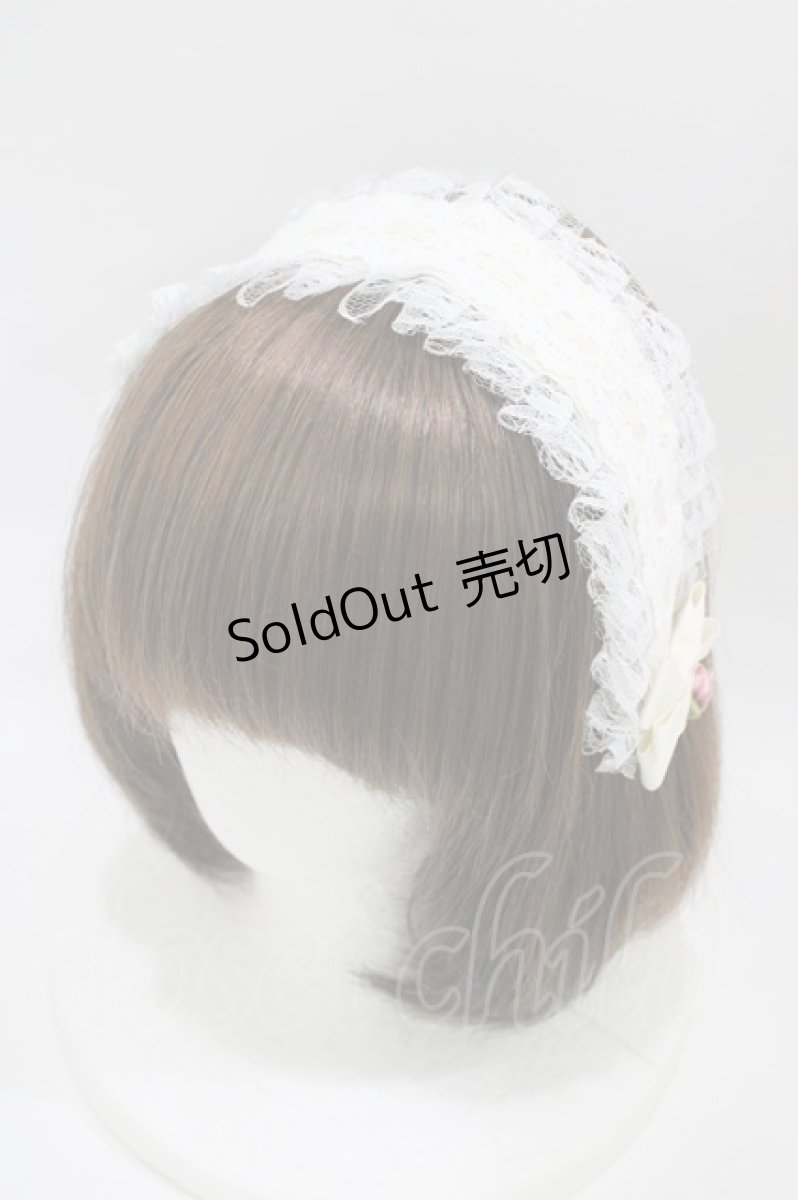 画像1: m petit by misako / AM*レースHD  生成り H-26-05-25-1004-LO-AC-NS-ZH (1)