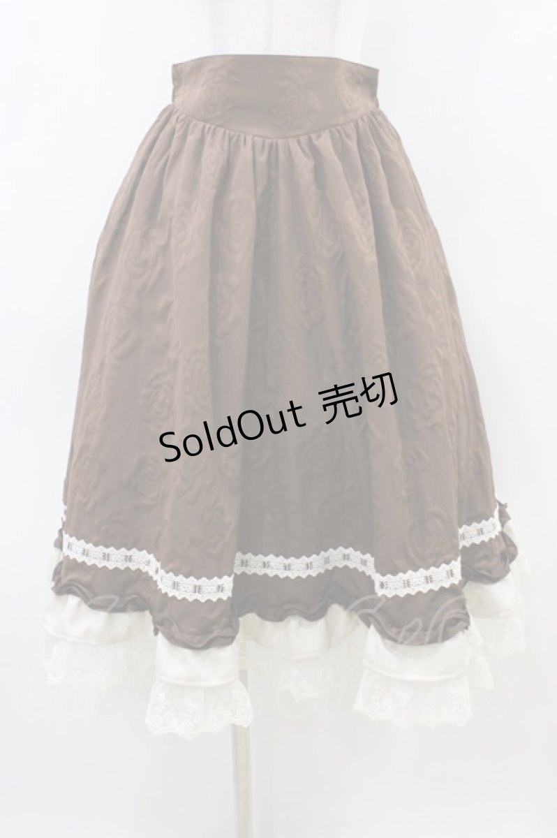画像1: Eri Aino's collaboration / 愛野えり/TT*AINジャガードSK M ブラウン H-26-05-25-1034-PU-SK-NS-ZH (1)