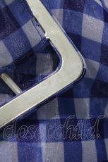 画像3: an another angelus / シアーギンガムチェックタックスカート Free BLUE×WH H-26-05-25-1035-CA-SK-NS-ZH (3)