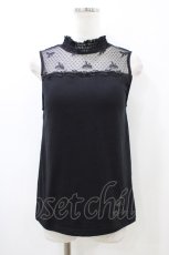 画像1: m petit by misako / TT*AO*Cツキタンクトップ LL ブラック H-26-05-25-1041-LO-TO-NS-ZH (1)