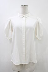 画像1: an another angelus / タックパフスリーブシャツ Free OFFWHITE H-26-05-25-1055-CA-BL-NS-ZH (1)