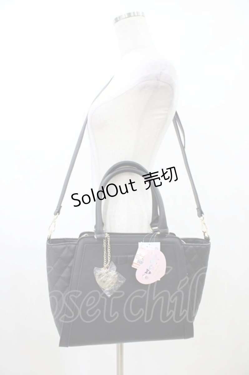 画像1: m petit by misako / クロミ/AMキルティング2WAY  ブラック H-26-05-25-1013-LO-BG-NS-ZH (1)