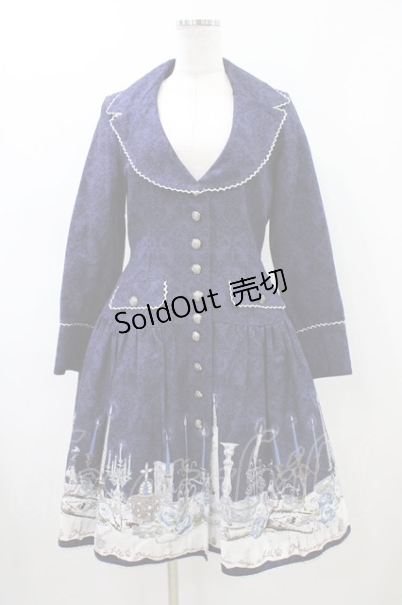 画像1: metamorphose / dim lightドレスコート Free ネイビー H-26-05-25-1015-ME-OP-NS-ZH (1)