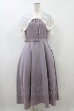 画像1: an another angelus / スカーフリメイク衿付きロングワンピース Free LAVENDER H-26-05-25-1021-CA-OP-NS-ZH (1)