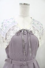 画像3: an another angelus / スカーフリメイク衿付きロングワンピース Free LAVENDER H-26-05-25-1021-CA-OP-NS-ZH (3)