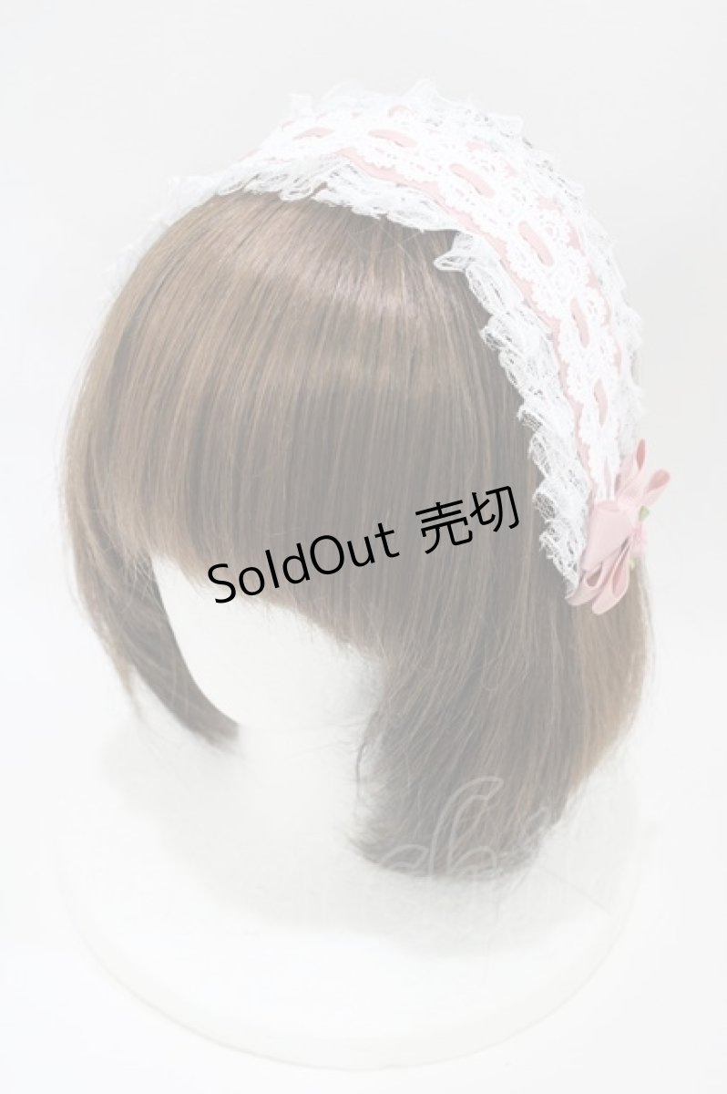 画像1: m petit by misako / AM*レースHD  ピンク H-26-05-25-1003-LO-AC-NS-ZH (1)