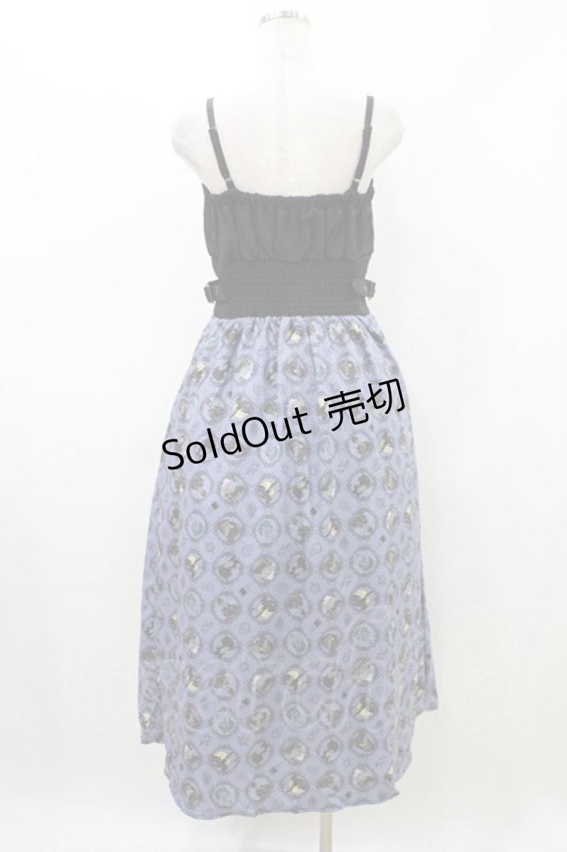 画像2: axes femme POETIQUE / ディズニー ヴィランズ/ワンピース M パープル H-26-05-25-1029-AX-OP-NS-ZH (2)