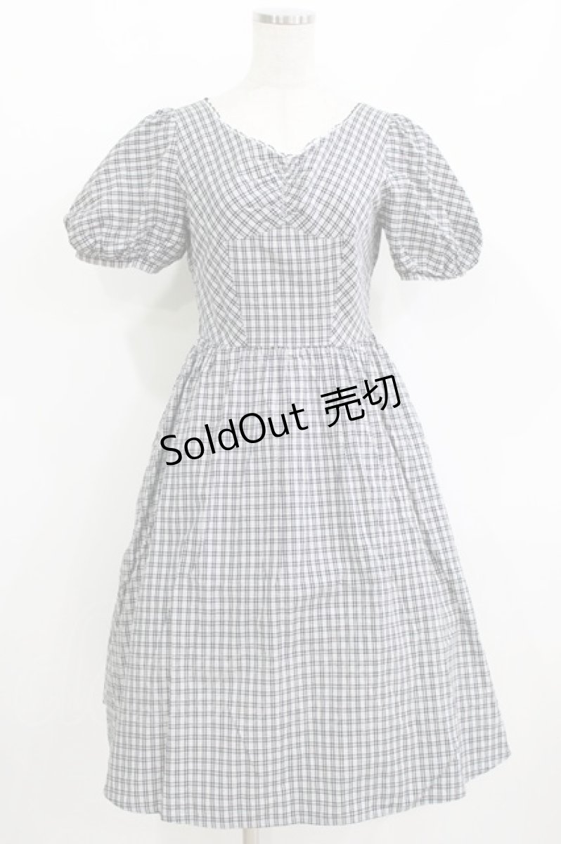 画像1: MILK / Tressy dress  ブラックチェック H-26-05-25-010-ML-OP-KB-ZH (1)