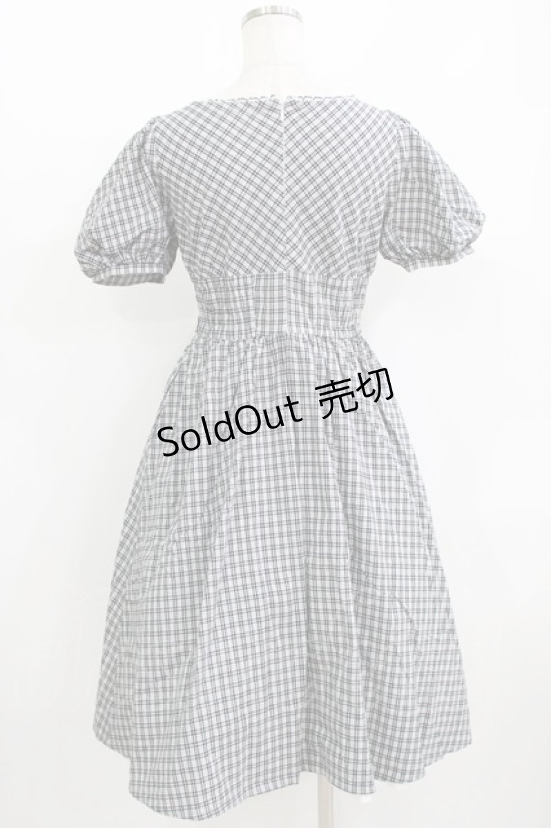 画像3: MILK / Tressy dress  ブラックチェック H-26-05-25-010-ML-OP-KB-ZH (3)