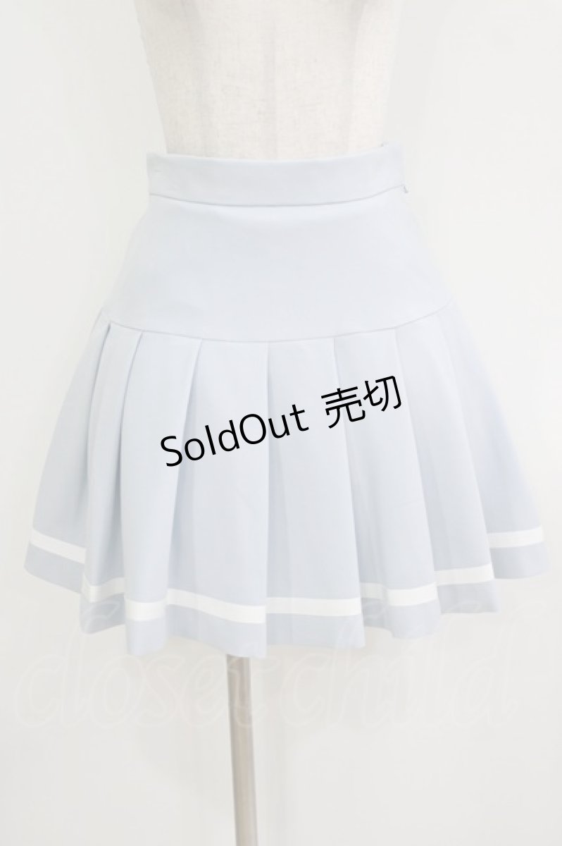 画像1: MILK / Sailorスカート  サックス×オフライン H-26-05-25-020-ML-SK-KB-ZH (1)