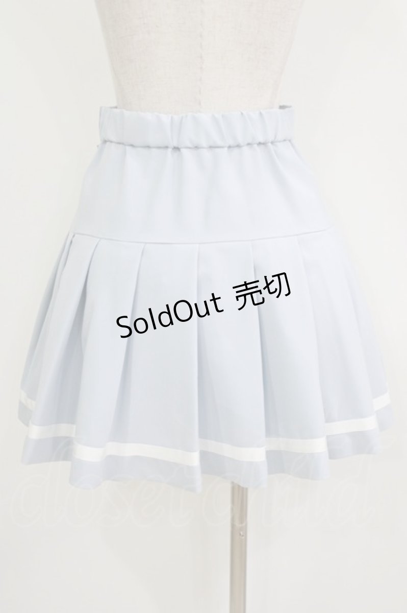 画像3: MILK / Sailorスカート  サックス×オフライン H-26-05-25-020-ML-SK-KB-ZH (3)