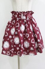 画像1: Ank Rouge / Rose Archプリントスカート M ボルドー H-26-05-26-030-CA-SK-NS-ZH (1)
