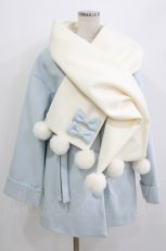 画像1: PLATYCODON（海外ブランド） / マフラー付きコート M サックス H-26-05-26-032-PU-CO-NS-ZH (1)