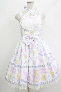Angelic Pretty / Baby Toysジャンパースカート Free 白 H-26-05-26