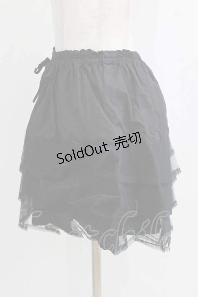画像2: metamorphose / パニエ Free ブラック H-26-05-26-038-ME-SK-NS-ZH (2)