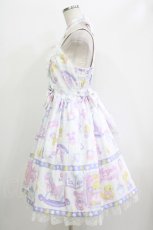 画像2: Angelic Pretty / Baby Toysジャンパースカート Free 白 H-26-05-26-004-AP-OP-NS-ZH (2)