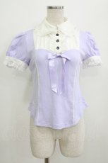 画像1: Angelic Pretty / Girlyお花ボタンカットソー Free ラベンダー H-26-05-26-049-AP-TO-NS-ZH (1)