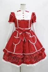 画像1: Angelic Pretty / スウィーツパティシエワンピース Free レッド H-26-05-26-005-AP-OP-NS-ZH (1)