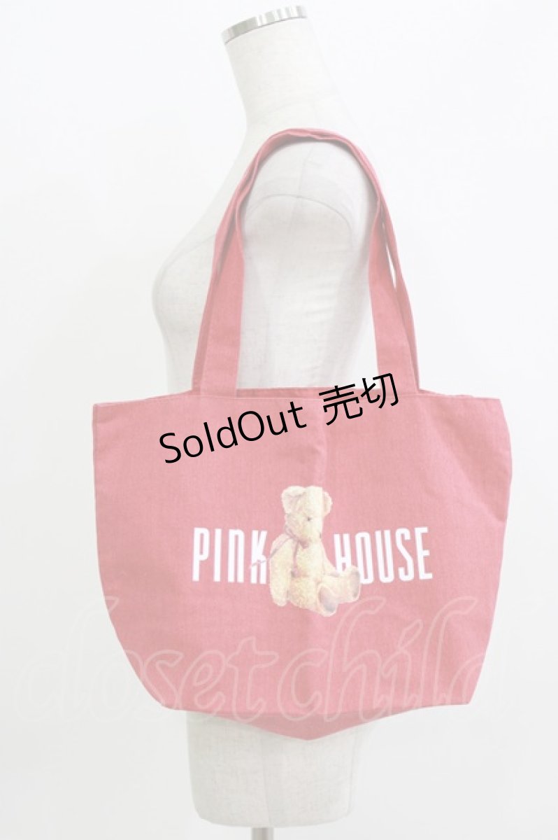 画像1: PINK HOUSE / テディベアトートバッグ  レッド H-26-05-26-057-LO-BG-NS-ZH (1)