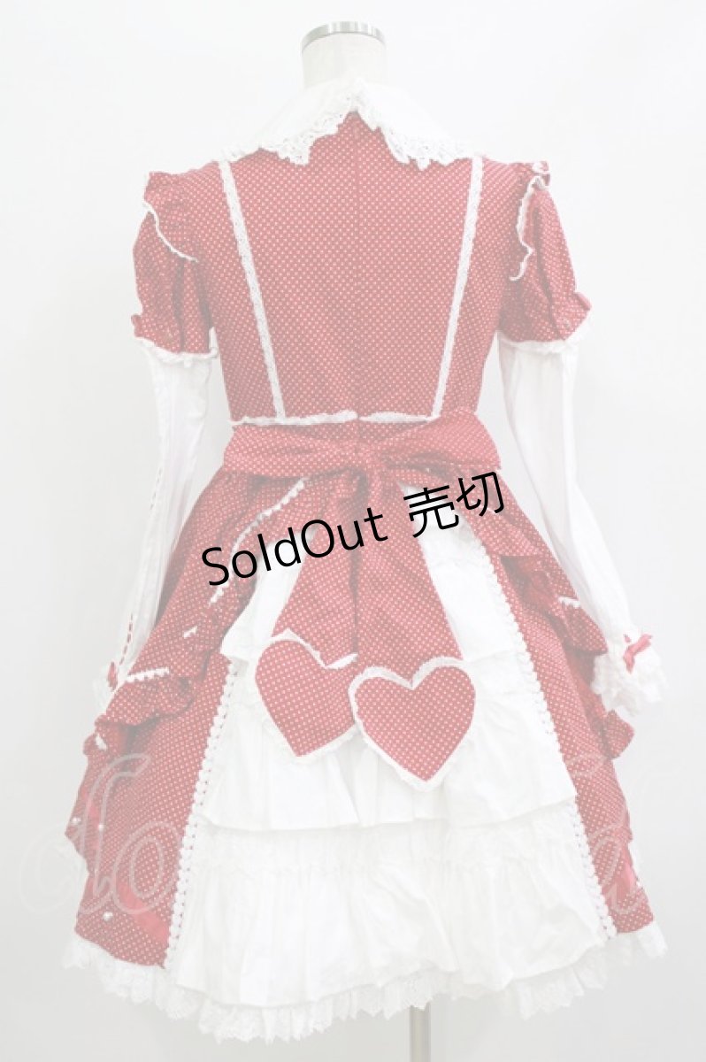 画像3: Angelic Pretty / スウィーツパティシエワンピース Free レッド H-26-05-26-005-AP-OP-NS-ZH (3)