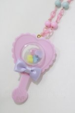 画像1: Angelic Pretty / Heartラトルネックレス  ピンク H-26-05-26-066-AP-AC-NS-ZH (1)