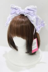 画像1: Angelic Pretty / Symphony Heartカチューシャ  ラベンダー H-26-05-26-067-AP-AC-NS-ZH (1)