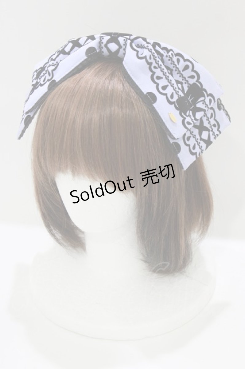 画像1: Angelic Pretty / Actress Laceカチューシャ  ラベンダー H-26-05-26-068-AP-AC-NS-ZH (1)