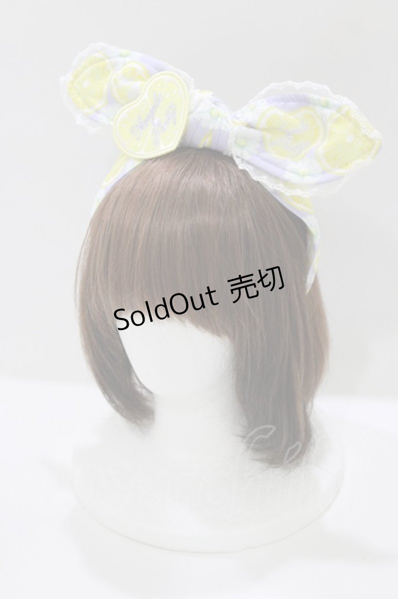 画像1: Angelic Pretty / Lemonade Floatカチューシャ  ラベンダー H-26-05-26-070-AP-AC-NS-ZH (1)