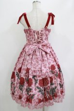 画像3: Angelic Pretty / Rebecca Leopardジャンパースカート Free ピンク H-26-05-26-008-AP-OP-NS-ZH (3)