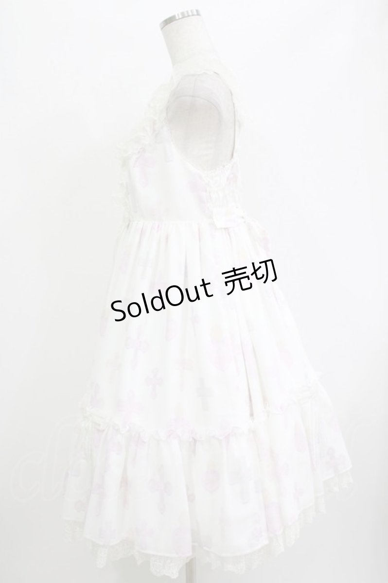 画像2: Angelic Pretty / Sugar Crossジャンパースカート Free 白 H-26-05-26-009-AP-OP-NS-ZH (2)