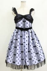 画像1: Angelic Pretty / Actress Laceジャンパースカート Free ラベンダー H-26-05-26-011-AP-OP-NS-ZH (1)