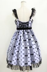 画像3: Angelic Pretty / Actress Laceジャンパースカート Free ラベンダー H-26-05-26-011-AP-OP-NS-ZH (3)