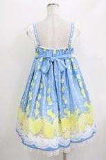 画像3: Angelic Pretty / Fruity LemonジャンパースカートSet Free ブルー H-26-05-26-012-AP-OP-NS-ZH (3)