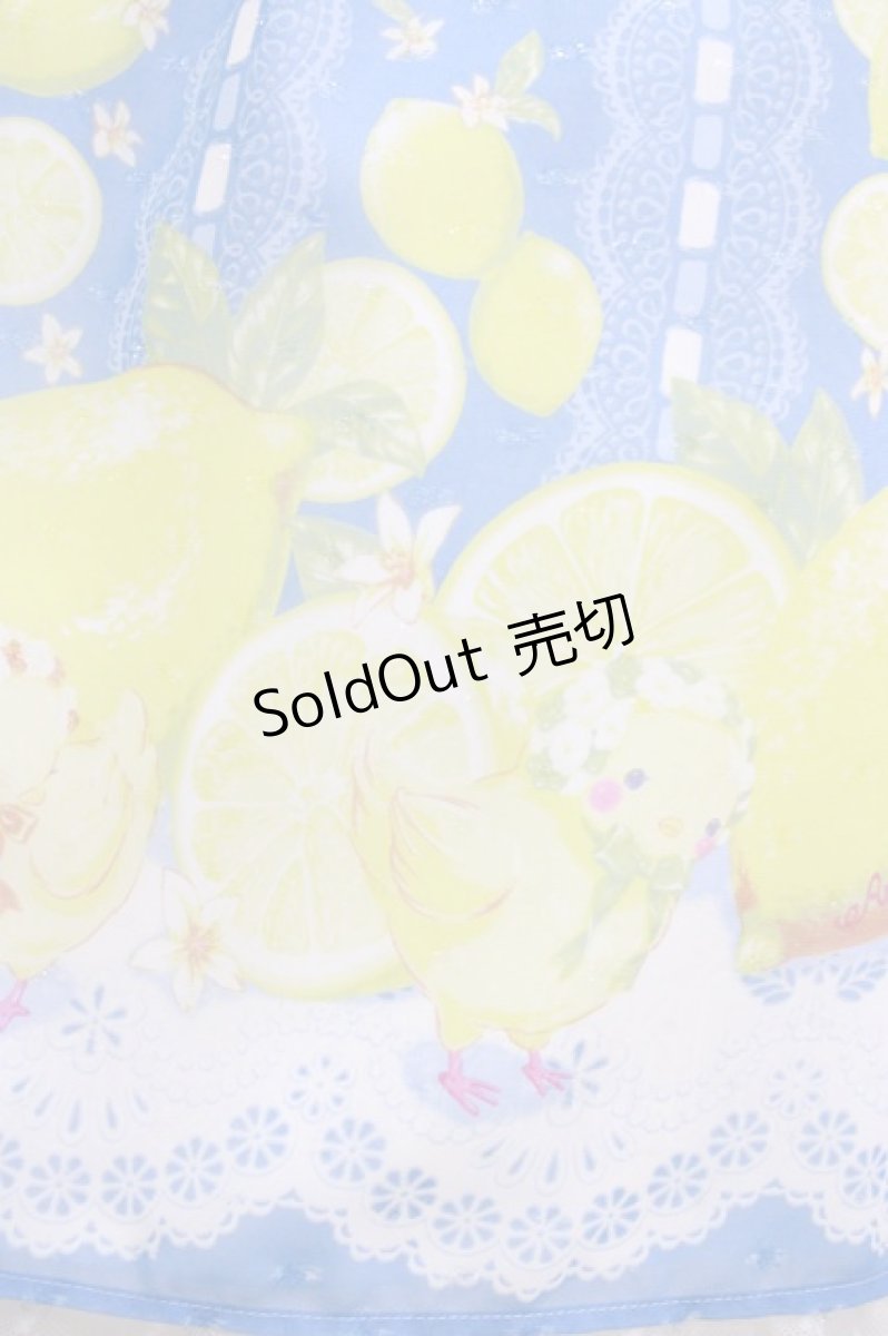 画像4: Angelic Pretty / Fruity LemonジャンパースカートSet Free ブルー H-26-05-26-012-AP-OP-NS-ZH (4)