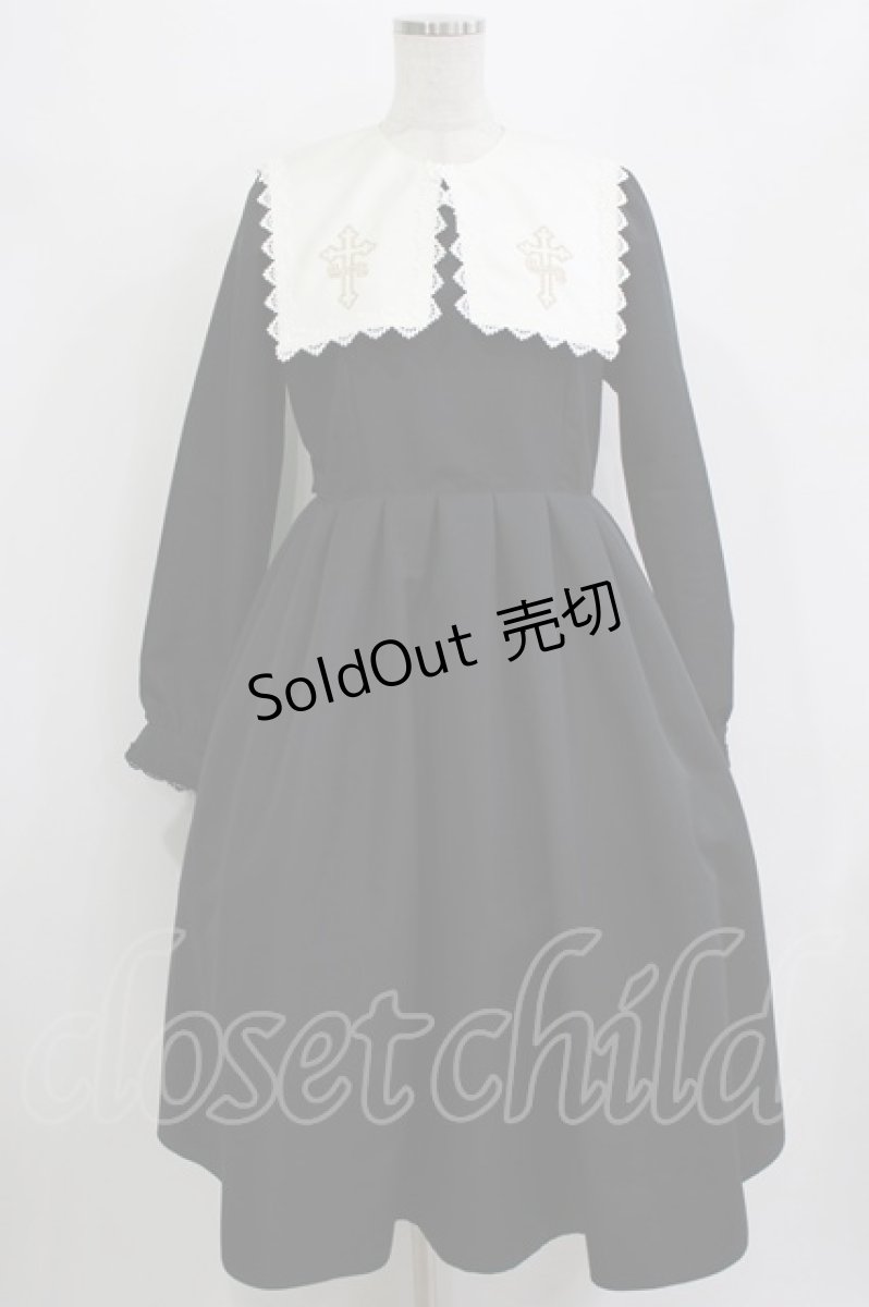 画像1: Angelic Pretty / Mystic RosaryワンピースSet Free ブラック H-26-05-26-015-AP-OP-NS-ZH (1)