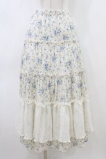 画像1: merry jenny / flowerフリルティアードスカート F ブルー H-26-05-27-025-LO-SK-AK-ZH (1)