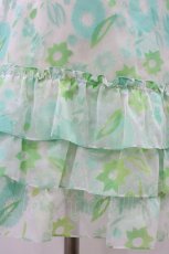 画像3: Jane Marple / リーフフラワーオパールスカート  オフ×グリーン H-26-05-27-027-JM-SK-KB-ZH (3)