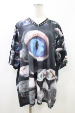 画像1: PINKSPINK / featured concept loose tee L ブラック H-26-05-27-032-0-TO-KB-ZH (1)