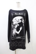 画像1: KILL STAR / The Moon SWEAT  L 黒 H-26-05-27-033-SL-TO-KB-ZH (1)