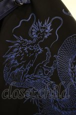 画像3: Qutie Frash / ポンチョカーデ  黒×青 H-26-05-27-037-QU-TO-AK-ZH (3)