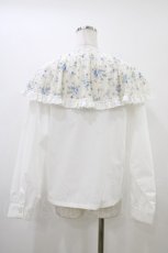 画像2: merry jenny / flowerラッフルブラウス F ブルー H-26-05-27-047-LO-BL-AK-ZH (2)