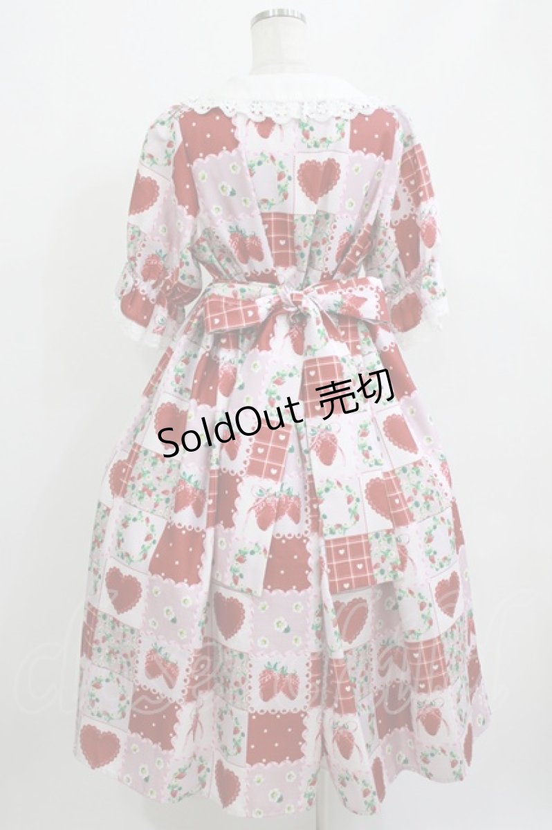 画像3: axes femme kawaii / ハピネスベリーワンピース M ピンク H-26-05-27-1003-AX-OP-NS-ZH (3)