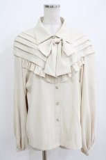 画像1: Forest Wardrobe（海外ロリータブランド） / 森林のかご4.0 リボンブラウス 2XL 生成り H-26-05-27-1038-LO-BL-NS-ZH (1)