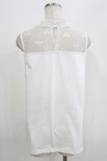 画像2: m petit by misako / TT*AO*Cツキタンクトップ 4L 白 H-26-05-27-1045-LO-TO-NS-ZH (2)